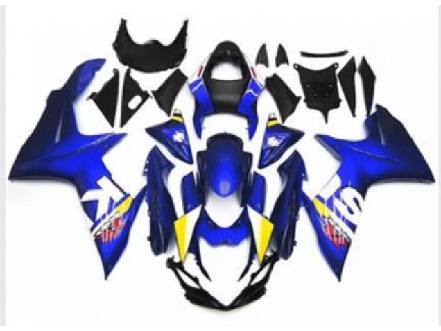 Moto Plástico GSXR 600 / 750 K11 2011-2021 - Azul Blanco Moto Plástico GSXR 600 / 750 K11 2011-2021 - Azul Blanco