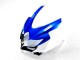 Moto Plástico GSXR 600 / 750 K8 2008-2010 - Azul Blanco Moto Plástico GSXR 600 / 750 K8 2008-2010 - Azul Blanco