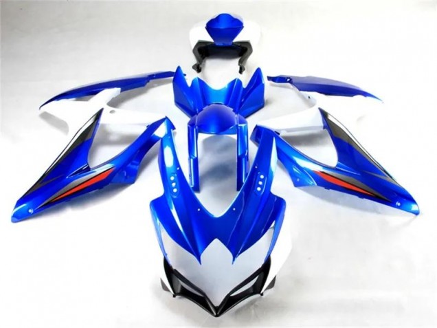 Moto Plástico GSXR 600 / 750 K8 2008-2010 - Azul Blanco Moto Plástico GSXR 600 / 750 K8 2008-2010 - Azul Blanco