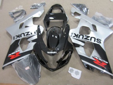 Moto Plástico GSXR 750 K4 2004-2005 - Negro Blanco