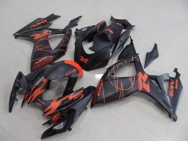 Moto Plástico GSXR 750 K6 2006-2007 - Negro Rojo