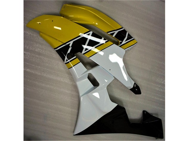 Moto Plástico R6 2006-2007 - Amarillo Blanco Negro Moto Plástico R6 2006-2007 - Amarillo Blanco Negro