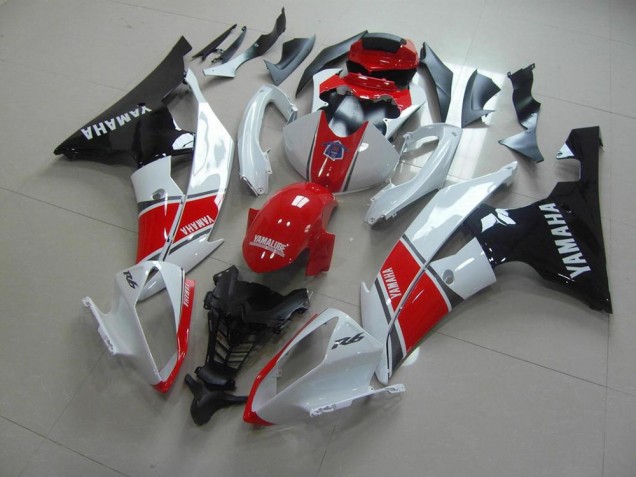 Moto Plástico R6 2008-2016 - Rojo Blanco Negro Moto Plástico R6 2008-2016 - Rojo Blanco Negro