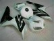 Plástica Moto CBR 1000 RR 2004-2005 - Blanco Negro Plástica Moto CBR 1000 RR 2004-2005 - Blanco Negro