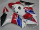 Plástica Moto CBR 1000 RR 2012-2016 - Blanco Azul Rojo Plástica Moto CBR 1000 RR 2012-2016 - Blanco Azul Rojo