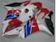 Plástica Moto CBR 1000 RR 2012-2016 - Blanco Azul Rojo Plástica Moto CBR 1000 RR 2012-2016 - Blanco Azul Rojo