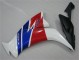 Plástica Moto CBR 1000 RR 2012-2016 - Blanco Azul Rojo Plástica Moto CBR 1000 RR 2012-2016 - Blanco Azul Rojo