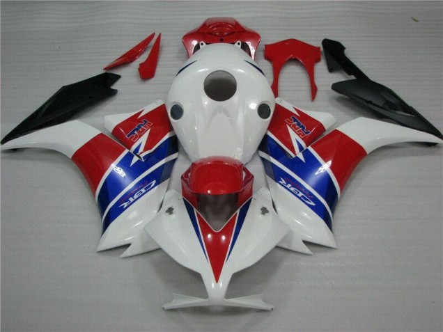 Plástica Moto CBR 1000 RR 2012-2016 - Blanco Azul Rojo Plástica Moto CBR 1000 RR 2012-2016 - Blanco Azul Rojo