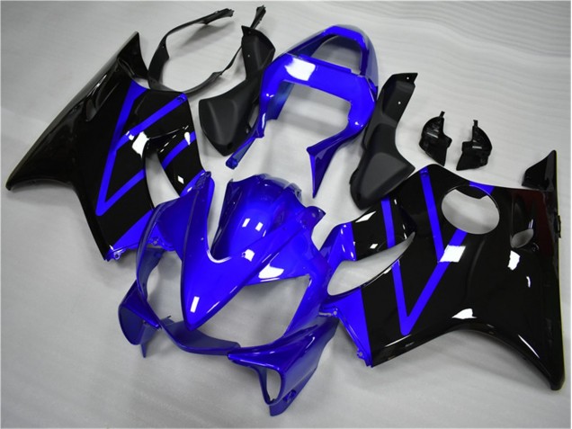 Plástica Moto CBR 600 F4i 2001-2003 - Azul Negro Plástica Moto CBR 600 F4i 2001-2003 - Azul Negro