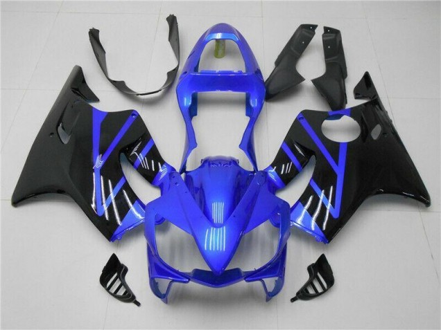 Plástica Moto CBR 600 F4i 2001-2003 - Azul Negro Plástica Moto CBR 600 F4i 2001-2003 - Azul Negro