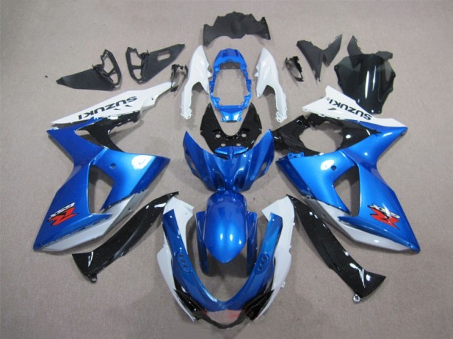 Plástica Moto GSXR 1000 K9 2009-2016 - Azul Blanco Plástica Moto GSXR 1000 K9 2009-2016 - Azul Blanco