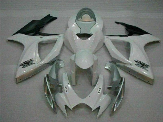 Plástica Moto GSXR 600 / 750 K6 2006-2007 - Blanco Plata Plástica Moto GSXR 600 / 750 K6 2006-2007 - Blanco Plata