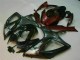 Plástica Moto GSXR 600 / 750 K6 2006-2007 - Negro Rojo Plástica Moto GSXR 600 / 750 K6 2006-2007 - Negro Rojo