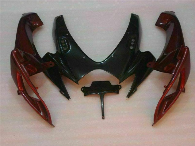 Plástica Moto GSXR 600 / 750 K6 2006-2007 - Negro Rojo Plástica Moto GSXR 600 / 750 K6 2006-2007 - Negro Rojo
