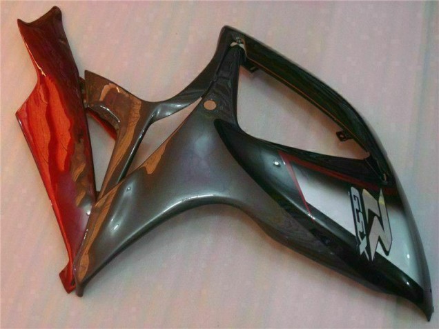 Plástica Moto GSXR 600 / 750 K6 2006-2007 - Negro Rojo Plástica Moto GSXR 600 / 750 K6 2006-2007 - Negro Rojo