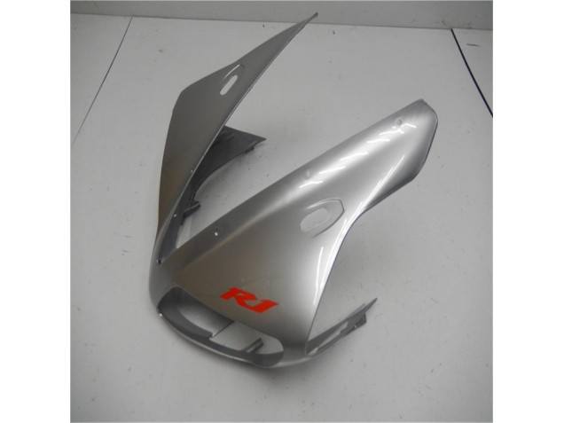 Plástica Moto R1 2002-2003 - Plata Negro Plástica Moto R1 2002-2003 - Plata Negro