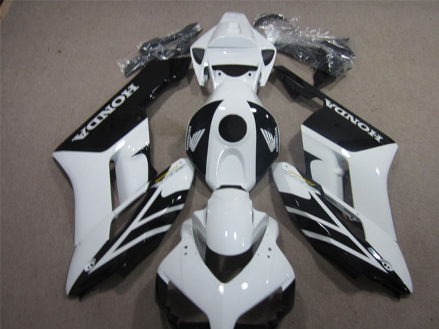 Plástico Moto CBR 1000 RR 2004-2005 - Negro Blanco Plástico Moto CBR 1000 RR 2004-2005 - Negro Blanco