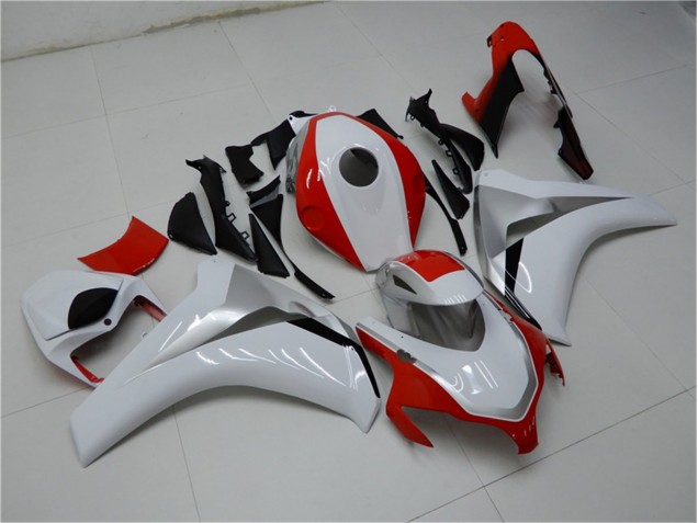 Plástico Moto CBR 1000 RR 2008-2011 - Blanco Rojo Plástico Moto CBR 1000 RR 2008-2011 - Blanco Rojo