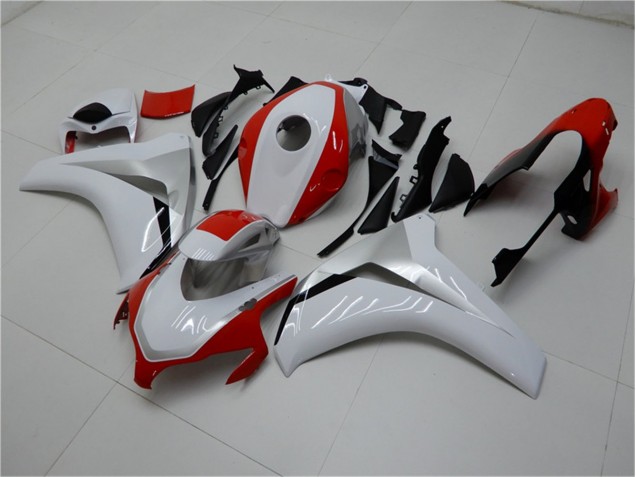 Plástico Moto CBR 1000 RR 2008-2011 - Blanco Rojo Plástico Moto CBR 1000 RR 2008-2011 - Blanco Rojo
