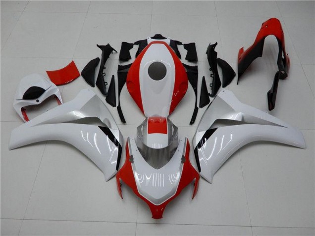 Plástico Moto CBR 1000 RR 2008-2011 - Blanco Rojo Plástico Moto CBR 1000 RR 2008-2011 - Blanco Rojo