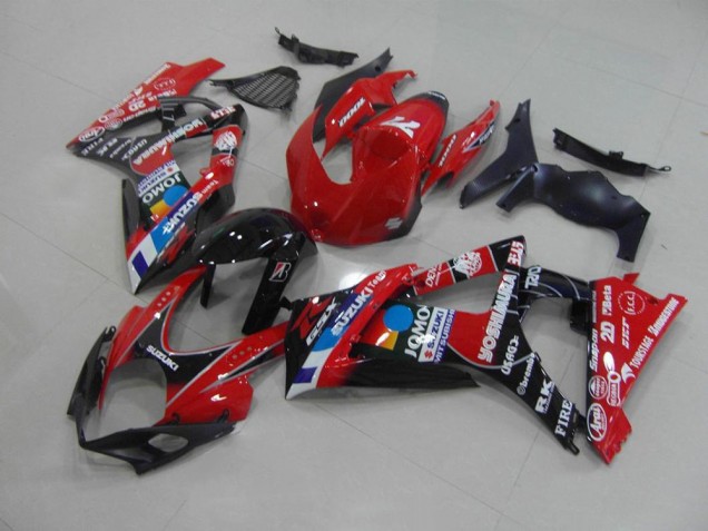 Plástico Moto GSXR 1000 K7 2007-2008 - Rojo Plástico Moto GSXR 1000 K7 2007-2008 - Rojo