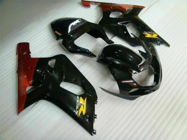 Plástico Moto GSXR 600 / 750 K1 K2 K3 2001-2003 - Negro Plástico Moto GSXR 600 / 750 K1 K2 K3 2001-2003 - Negro
