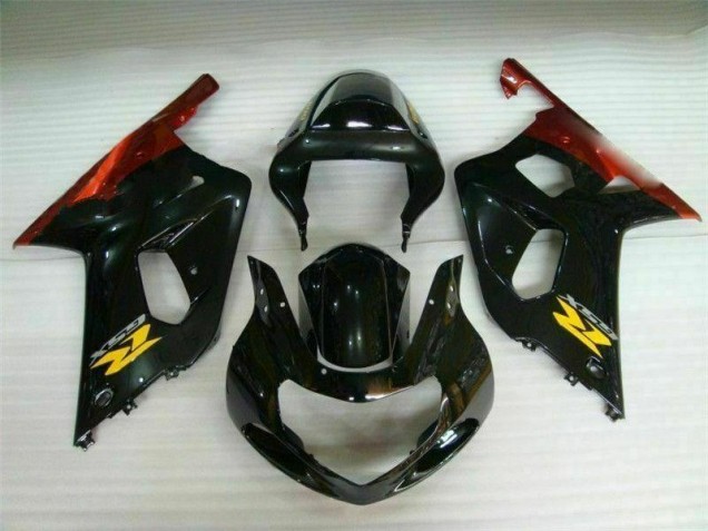 Plástico Moto GSXR 600 / 750 K1 K2 K3 2001-2003 - Negro Plástico Moto GSXR 600 / 750 K1 K2 K3 2001-2003 - Negro