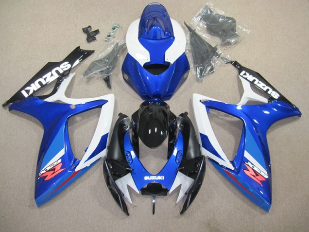 Plástico Moto GSXR 600 K6 2006-2007 - Azul Blanco Plástico Moto GSXR 600 K6 2006-2007 - Azul Blanco