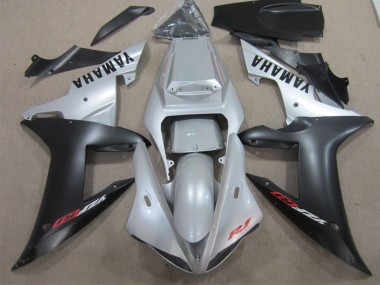 Plástico Moto R1 2002-2003 - Plata Negro