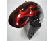 Plástico Moto R6 2003-2005 - Negro Rojo Llama Plástico Moto R6 2003-2005 - Negro Rojo Llama