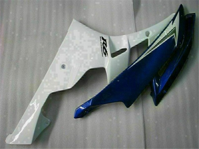 Plástico Moto R6 2006-2007 - Blanco Azul Plástico Moto R6 2006-2007 - Blanco Azul