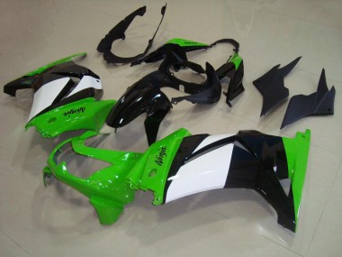 Plástico Moto ZX 250R 2008-2012 - Verde Blanco Negro